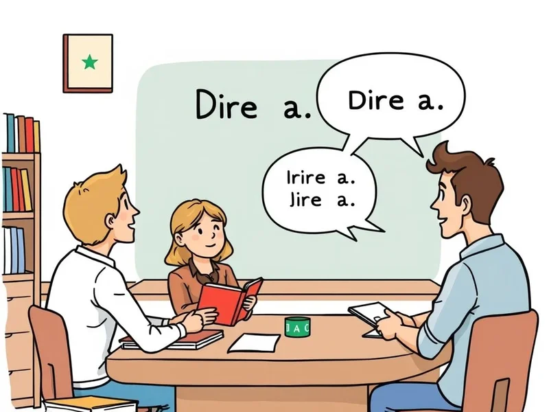 Come usare "Dire a" correttamente in italiano