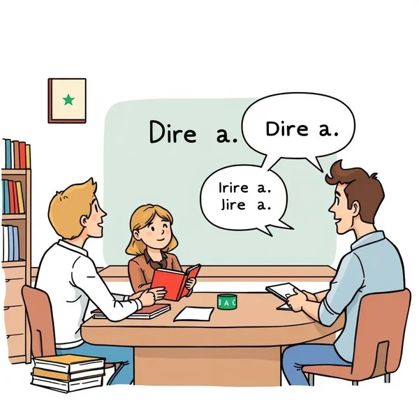 Come usare "Dire a" correttamente in italiano