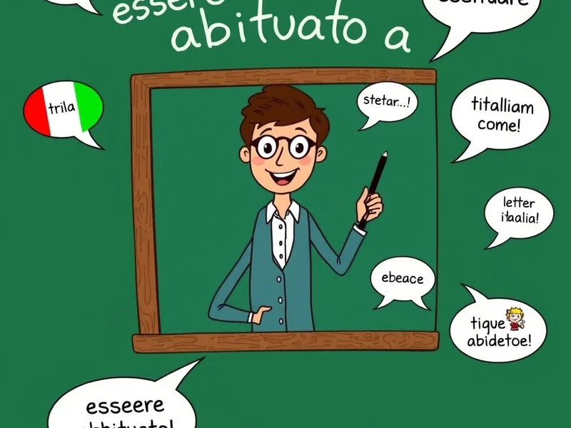 Apprends à utiliser "Essere abituato a"!