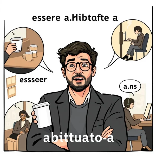 Impara come usare "Essere abituato a"!