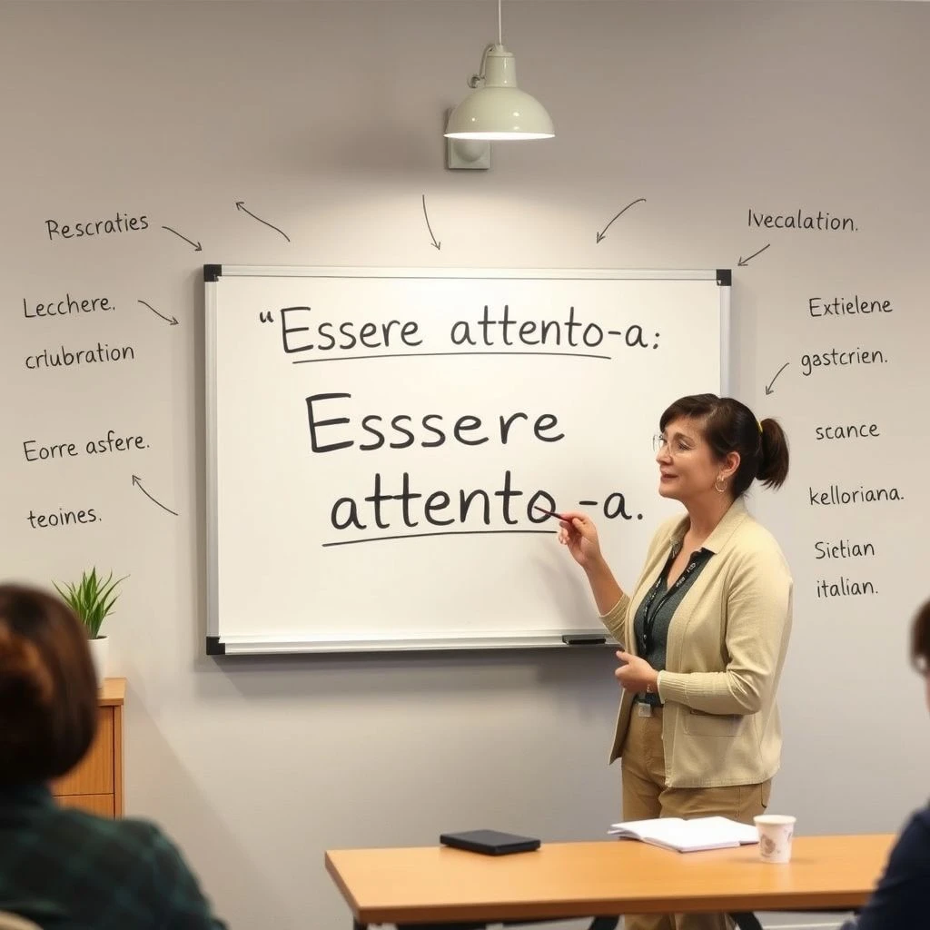 Essere attento a Meaning and Practical Examples for Learners