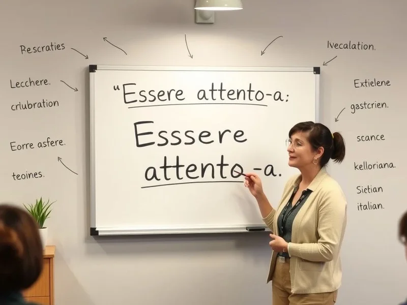 Essere attento a: Learn to use it correctly