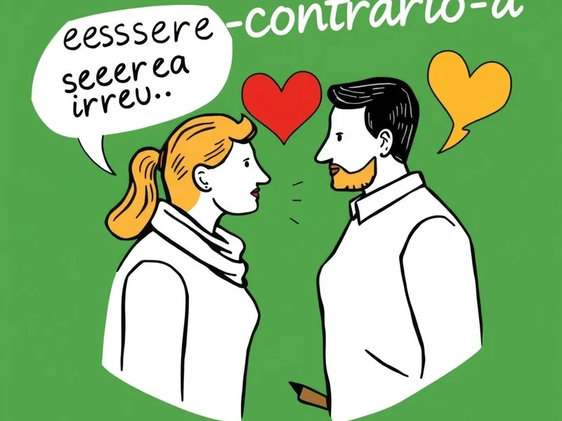 Bild: "Essere contrario a" korrekt auf Italienisch verwenden