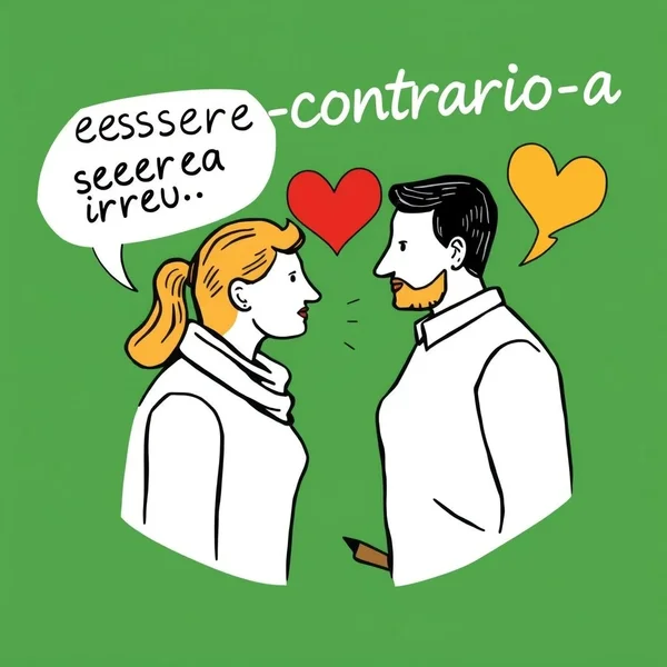 Bild: "Essere contrario a" korrekt auf Italienisch verwenden