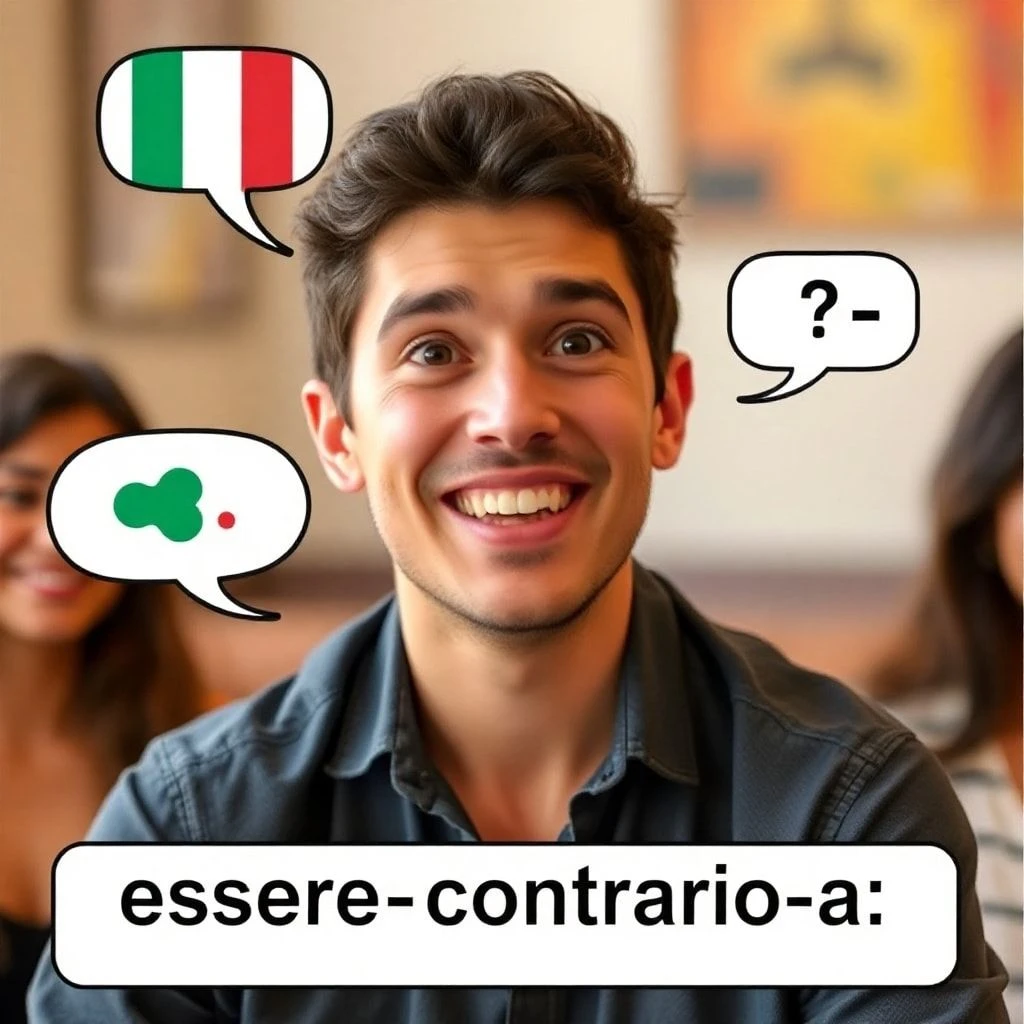 Essere contrario a Explained with Meaning and Practical Examples