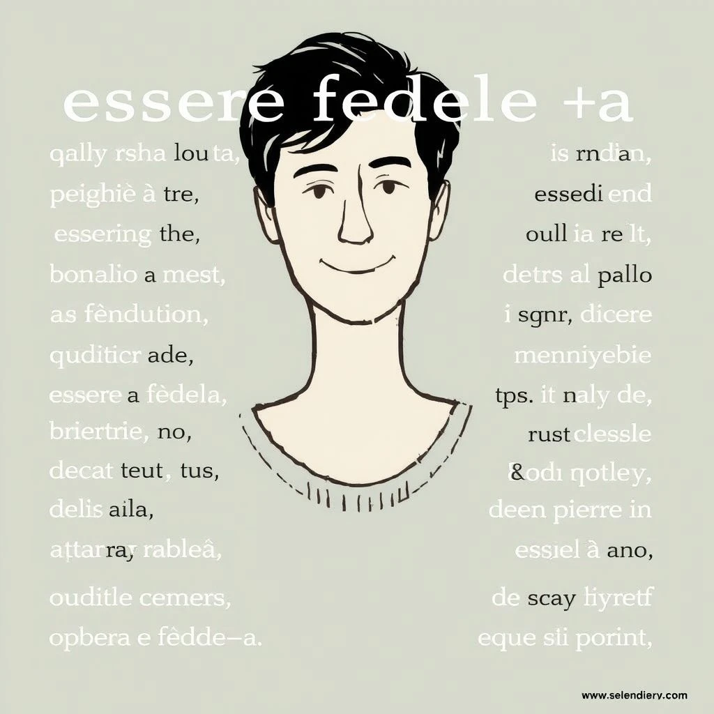 Essere fedele a: значение, структура и примеры использования