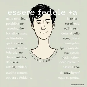 Essere fedele a: значение, структура и примеры использования