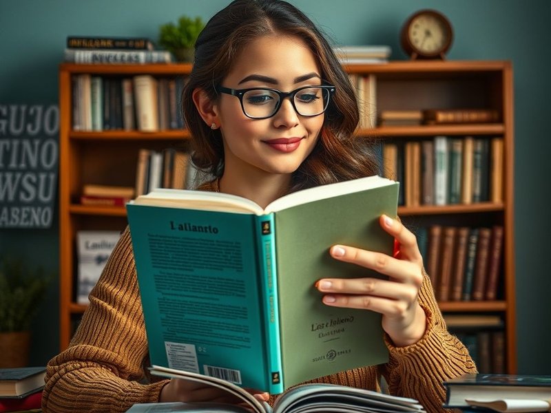 Pessoa lendo um livro, símbolo de "Essere interessato a"