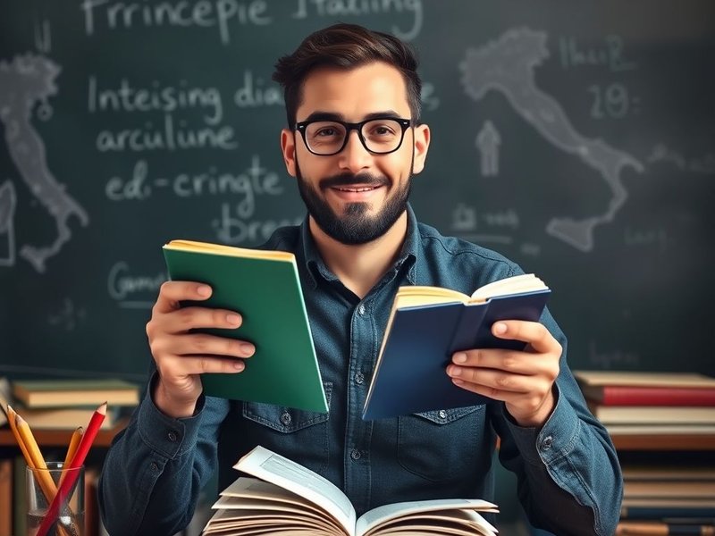 Persona que lee un libro, símbolo de "Essere interessato a"