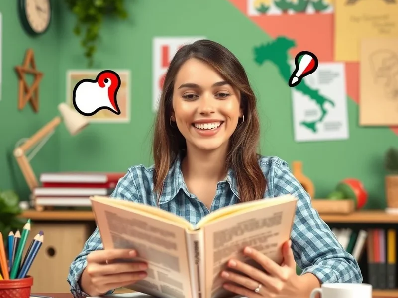 Người đang đọc sách, biểu tượng của "Essere interessato a"