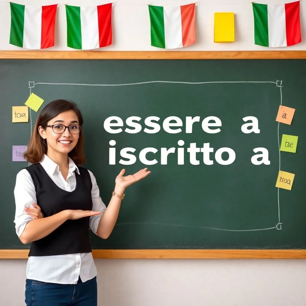 Essere iscritto a jak wyrazić przynależność w języku włoskim