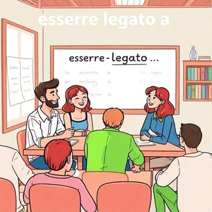 Essere legato a jego znaczenie, struktura i przykłady dla włoskiego