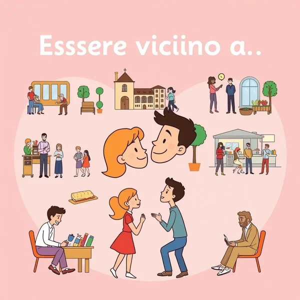 Essere vicino a: gebruik en betekenis