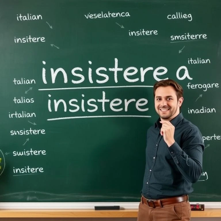 Master How to Use Insistere a for Italian Persistence with Examples