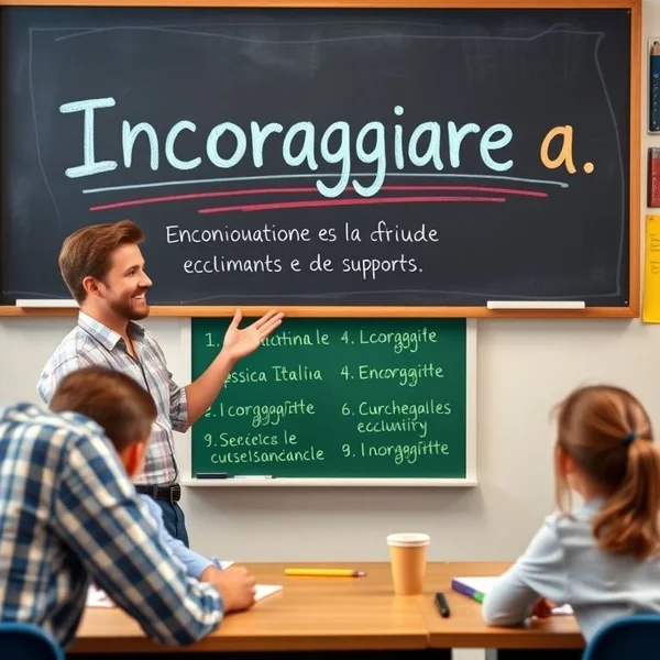 Imparare ad usare Incoraggiare a in italiano per una comunicazione più fluida