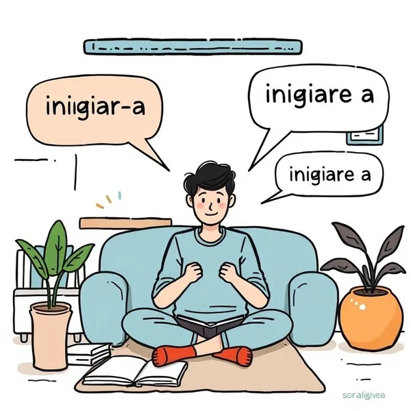 Image: How to use Iniziare a in Italian