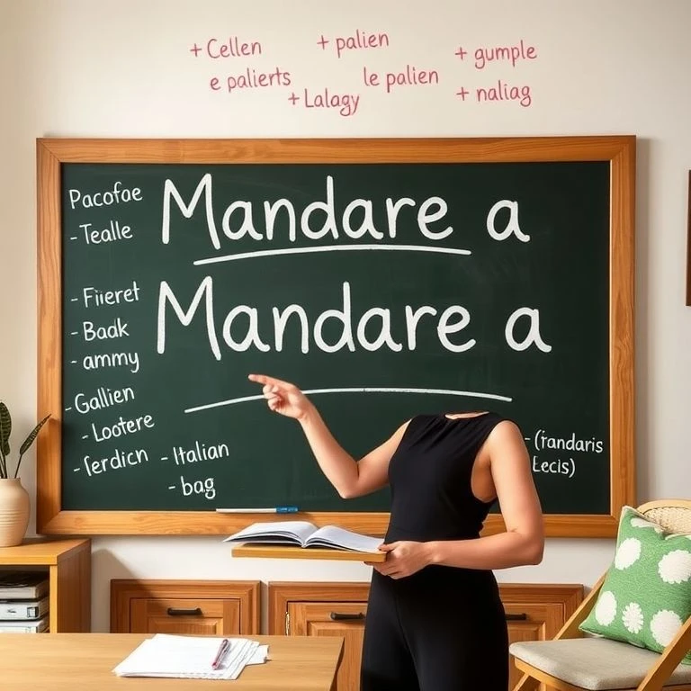 Использование Mandare a Значение и Примеры в Итальянском ru