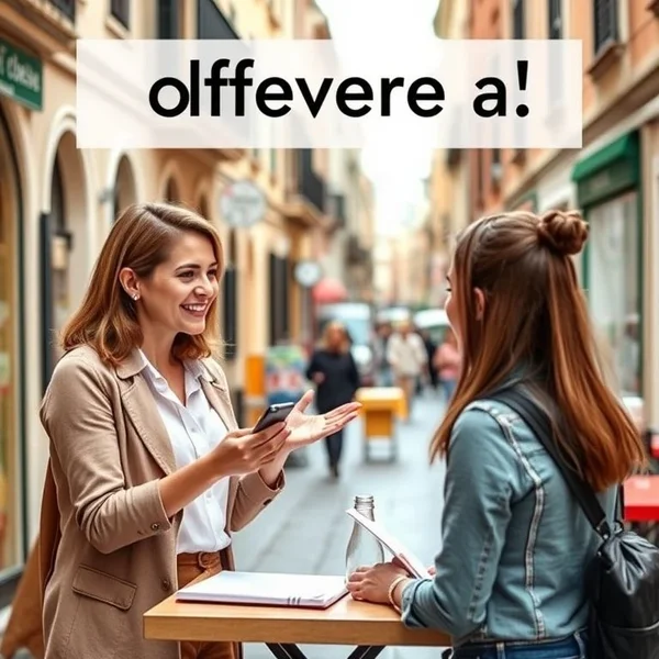 How to use "Offrire a" in Italian