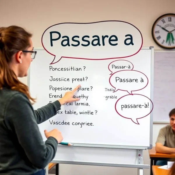 Passare a: Verbo Frasale Italiano