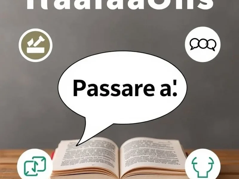 Passare a: Verbo Frasale Italiano