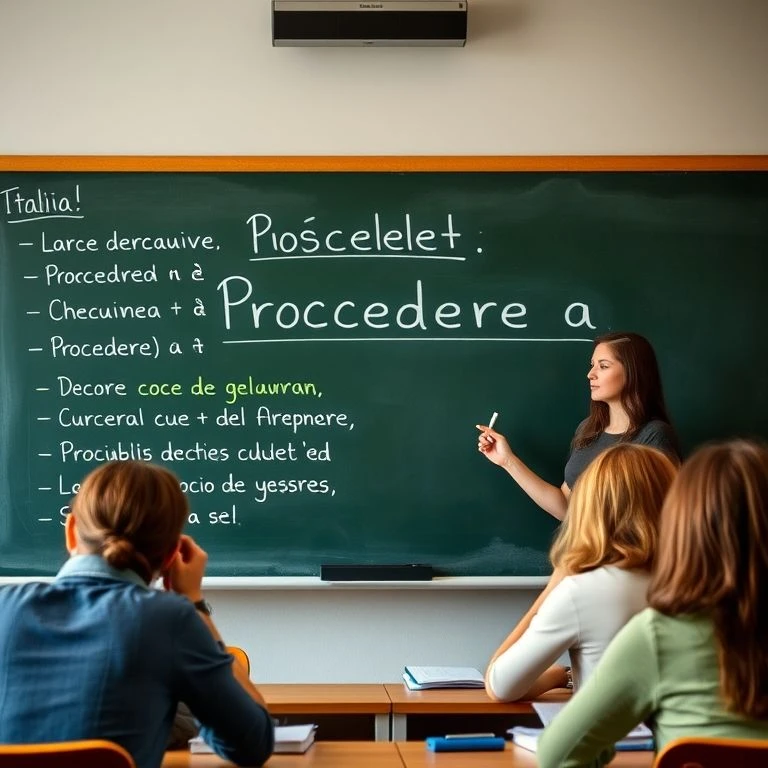 Learn How to Use Procedere a for Clear Italian Communication
