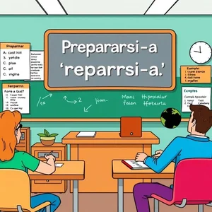 Prepararsi a Bedeutung und praktische Beispiele für Italienischlerner