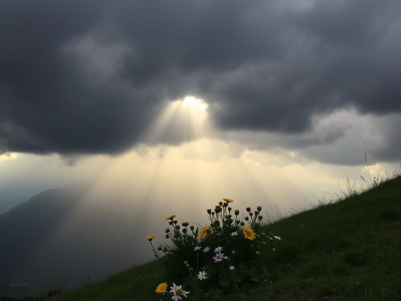 Cercare il raggio di sole in un cielo nuvoloso