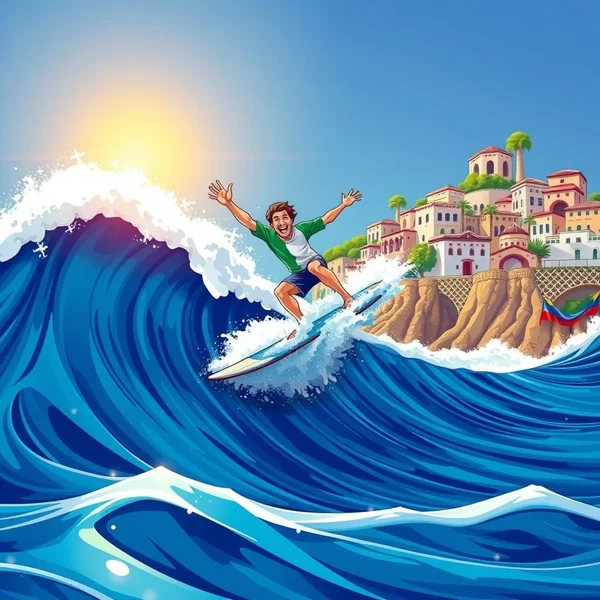 Stare sulla cresta dell’onda: simbolo di successo