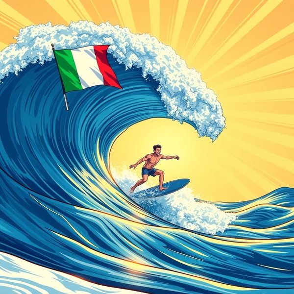 Stare sulla cresta dell’onda: simbolo di successo