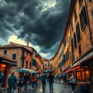 Il temporale arriva sempre all’improvviso co oznacza, znaczenie i przykłady użycia