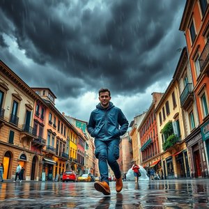 Essere nel pieno della tempesta Meaning and Overcome Difficulties in Italian