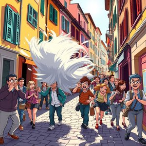 Passare come un uragano Was bedeutet es und wie benutzt man die Redewendung?
