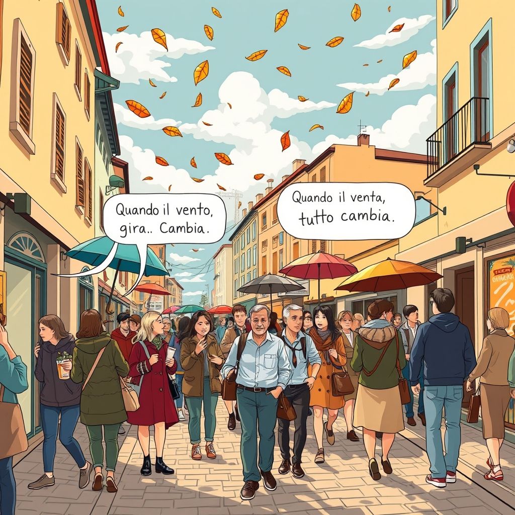 Quando il vento gira, tutto cambia Significado, Origem e Como Usar em Italiano