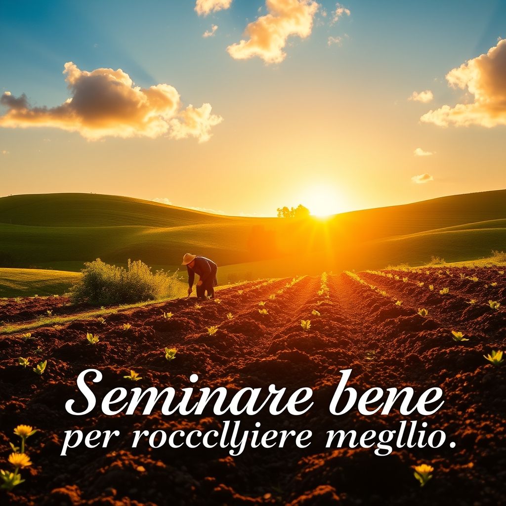 Ý nghĩa Seminare bene per raccogliere meglio: Nguồn gốc, cách dùng và ví dụ thực tế