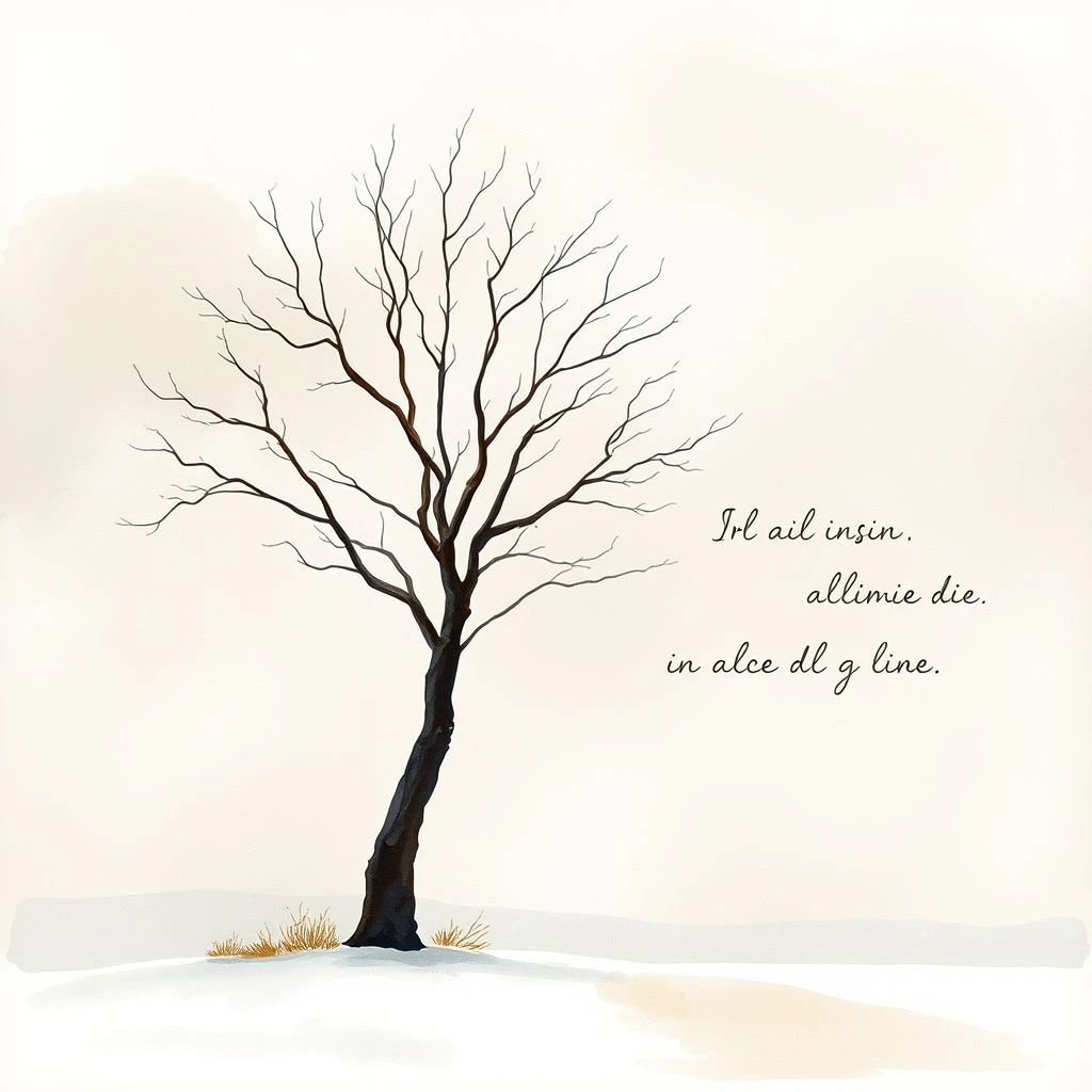 Essere come un albero spoglio nghĩa là gì cách dùng thành ngữ Ý này
