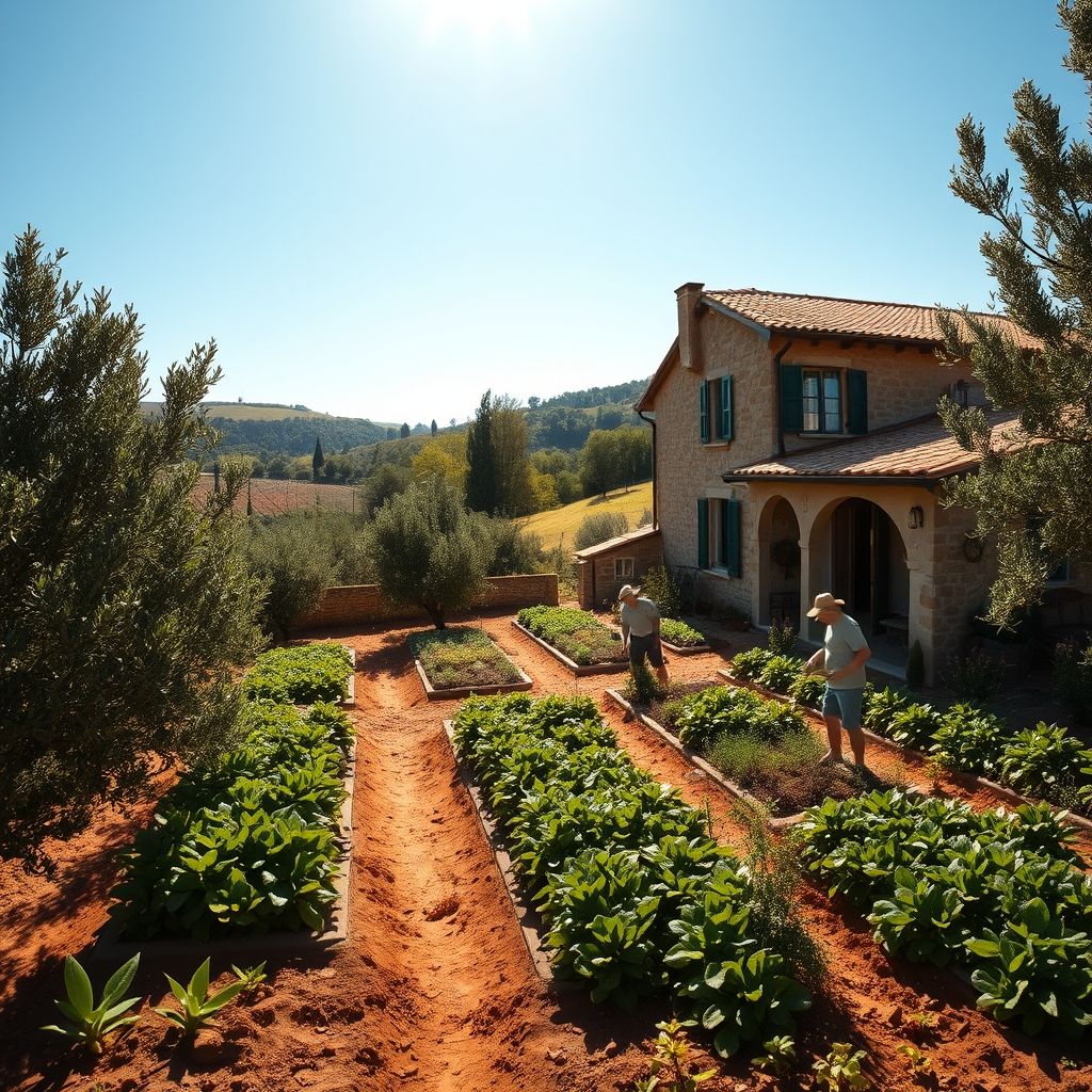 Vivere a contatto con la terra: raíces, ejemplos y vida auténtica en italiano