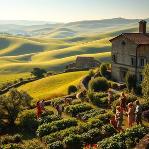 Vivere a contatto con la terra Raízes e Vida Autêntica em Italiano