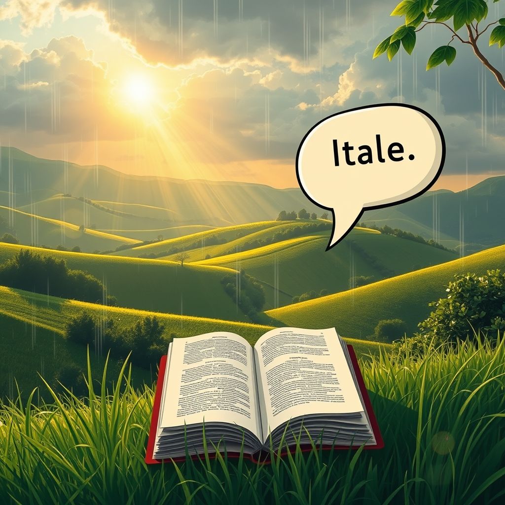 La pioggia lava, il sole guarisce Bedeutung, Herkunft und Gebrauch wie ein Muttersprachler