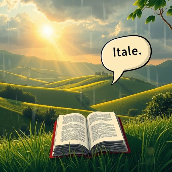 La pioggia lava, il sole guarisce: ein italienisches Sprichwort zum Lernen