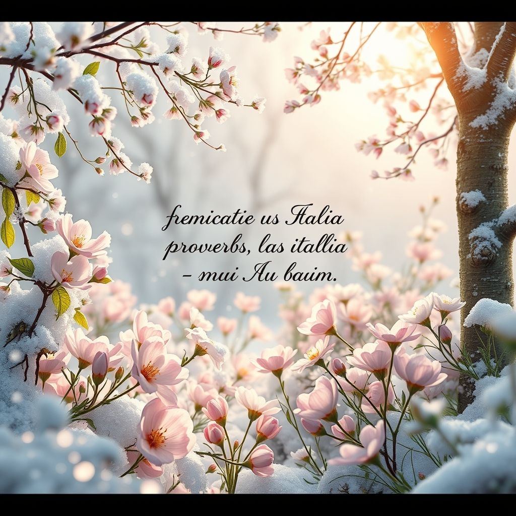 Nel cuore dell’inverno nasce la primavera — Понимание надежды в итальянском языке: значение, примеры и словарный запас