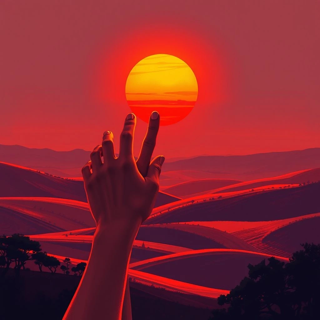 Non si può fermare il tramonto con le mani betekenis en voorbeelden