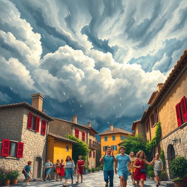 Cosa significa Come grandine d'estate