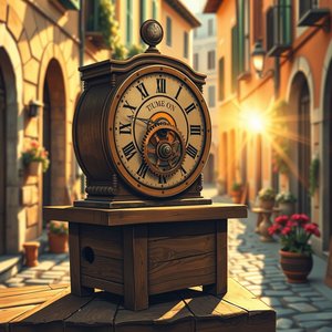 Il tempo è una ruota che gira wat betekent en gebruik als een moedertaalspreker