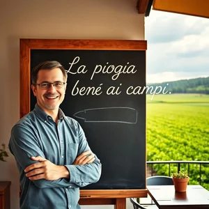 La pioggia fa bene ai campi Ý nghĩa cách dùng ví dụ thành ngữ tiếng Ý thực tế
