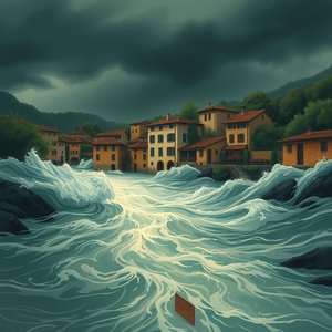 Когда всё уносит река: Quando il fiume cresce, porta via tutto. Значение и примеры
