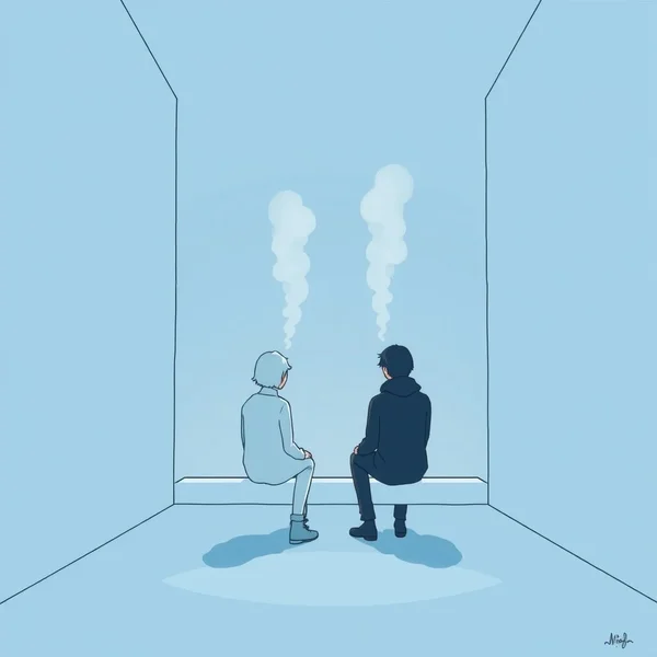 Il gelo parla senza voce - An Italian expression that evokes silence and hidden truths