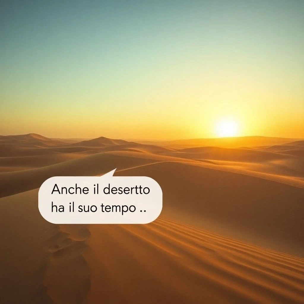 Anche il deserto ha il suo tempoの意味・起源・使い方と実用例を詳しく日本語解説 入門者向け