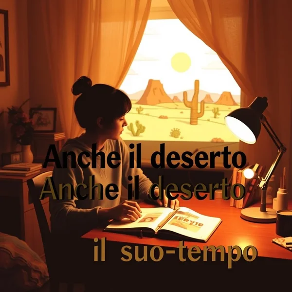 Anche il deserto ha il suo tempo: proverbio italiano