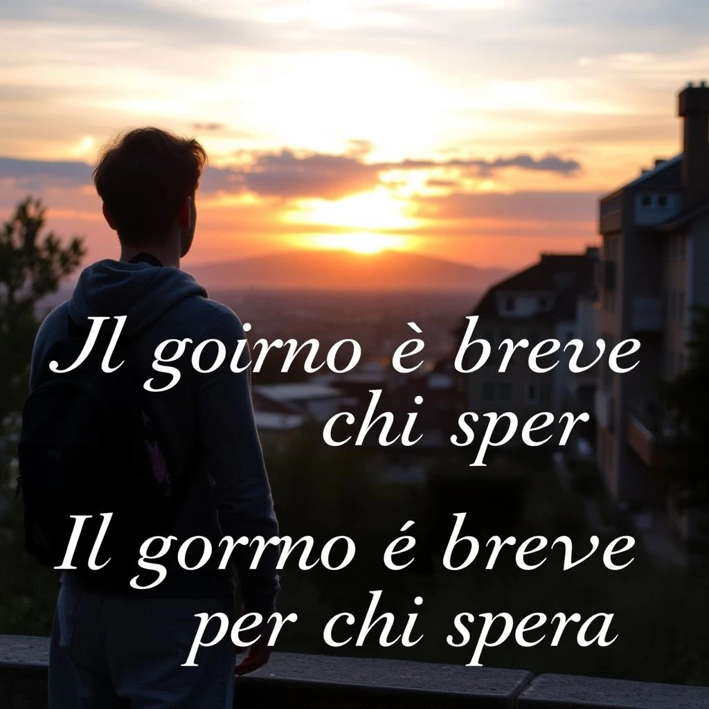 Il giorno è breve per chi spera meaning origin and how to use it