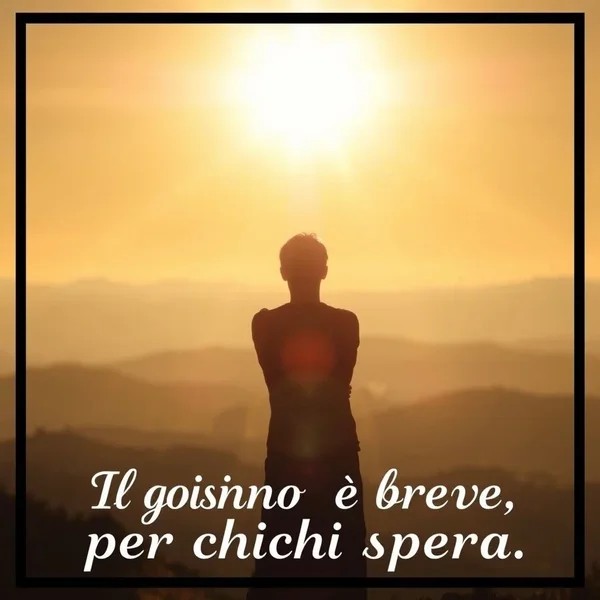 Il giorno è breve per chi spera